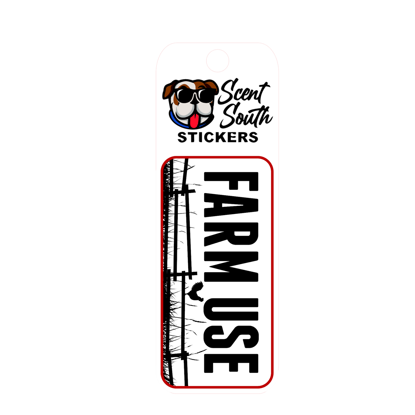 Farm use - sticker