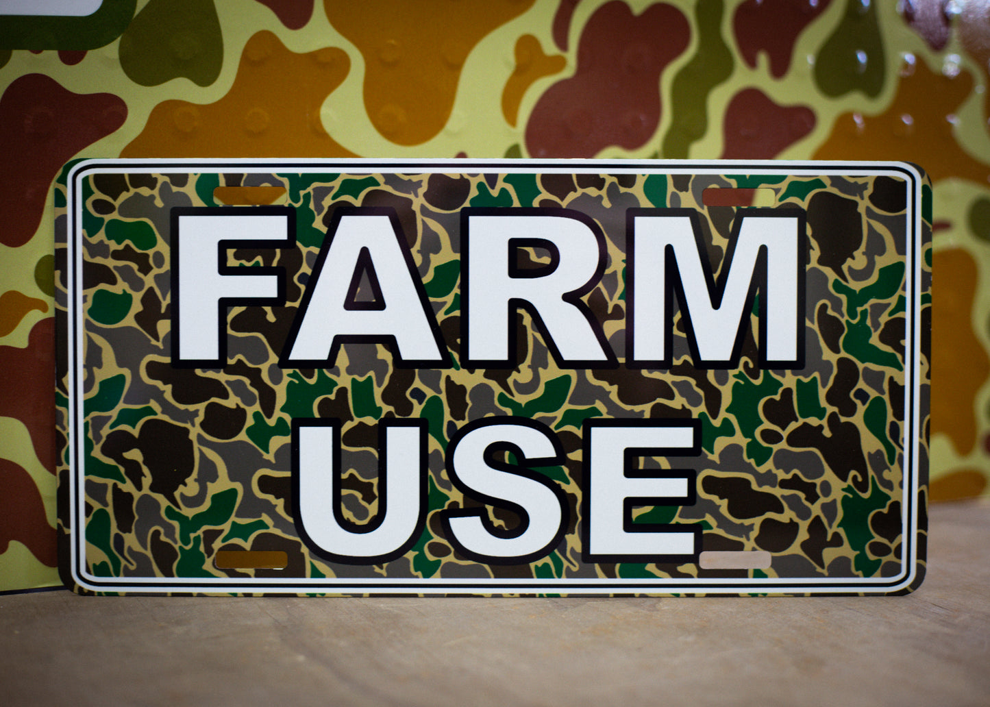 Farm use - car tag