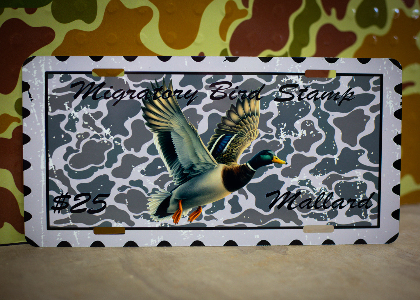 Mallard stamp - car tag