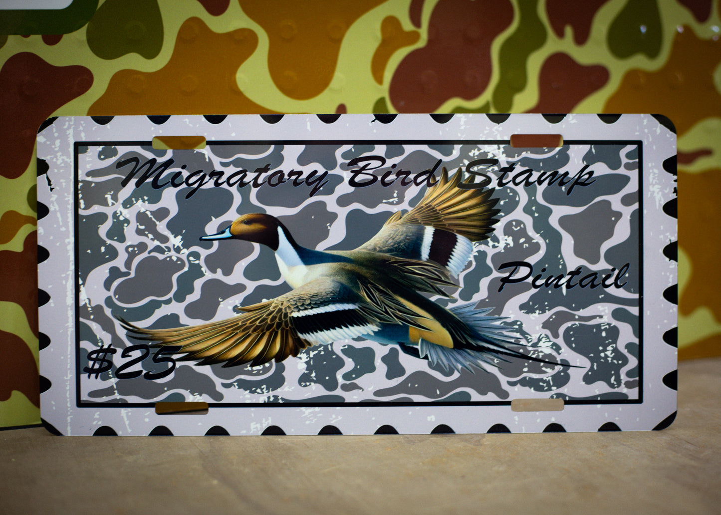 Pintail stamp - car tag