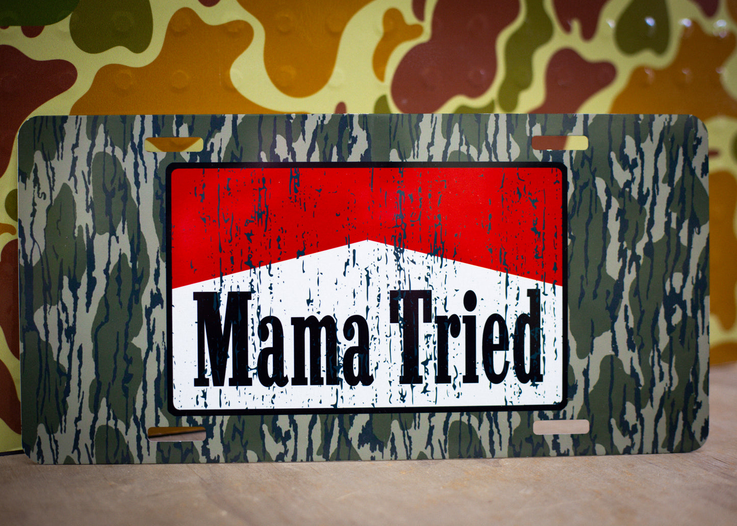 Mama Tried - Car Tag