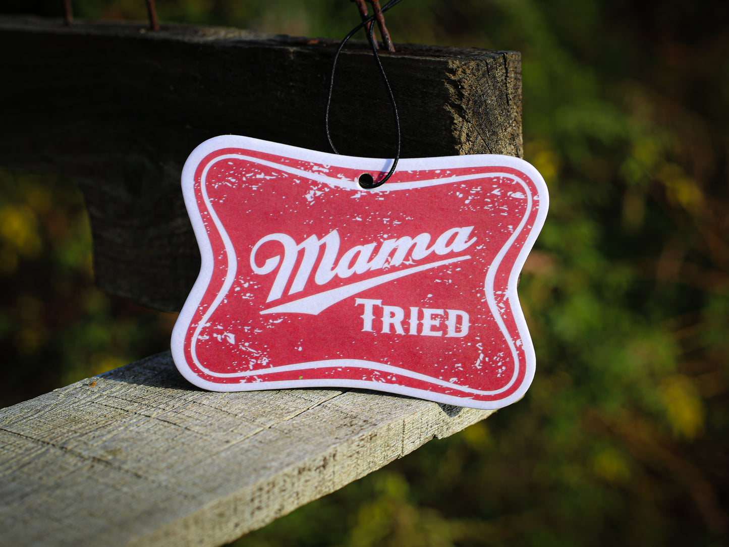 Mama Tried Air Freshener - Black Ice Scent