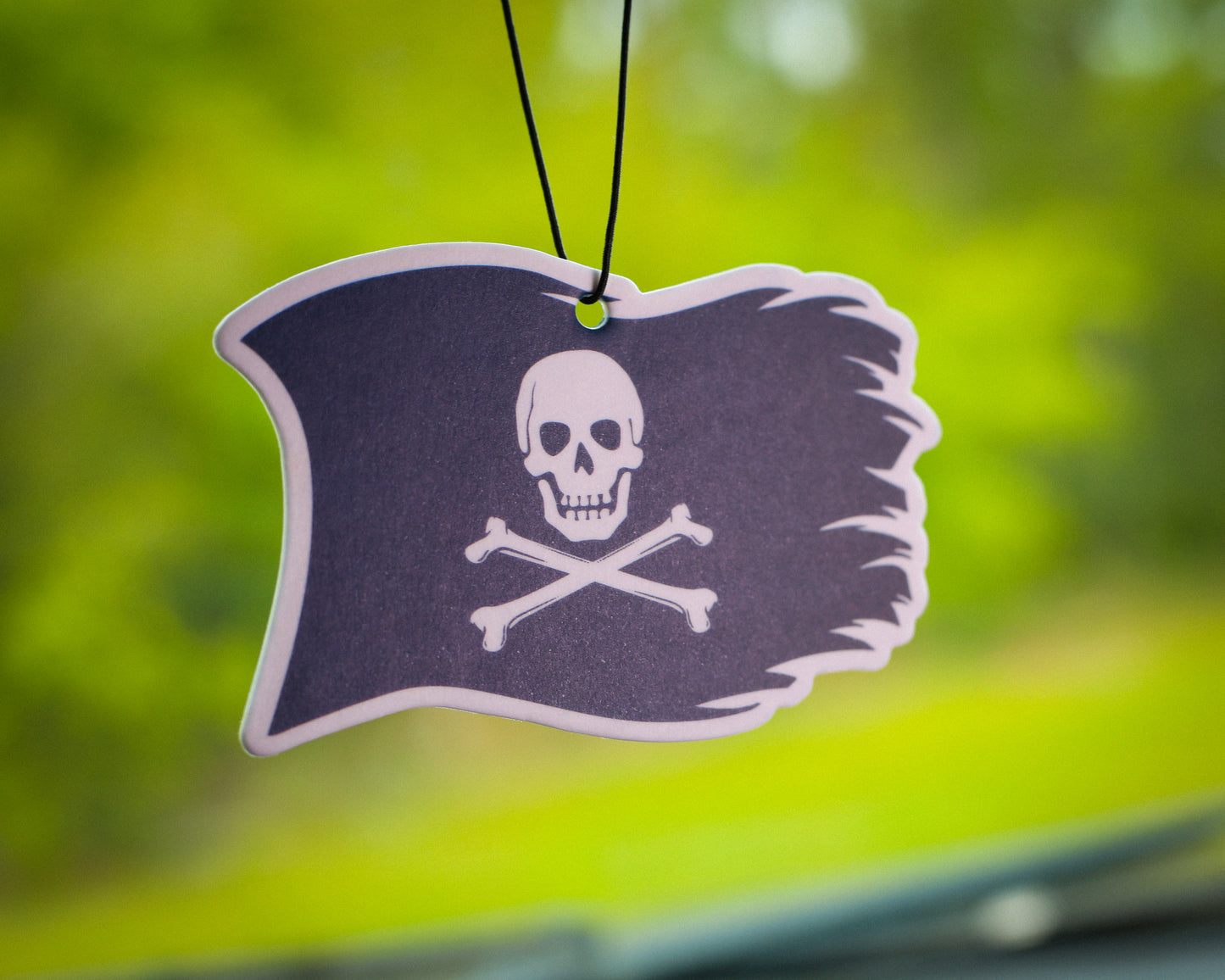 Pirate Flag Air Freshener - Black Ice Scent