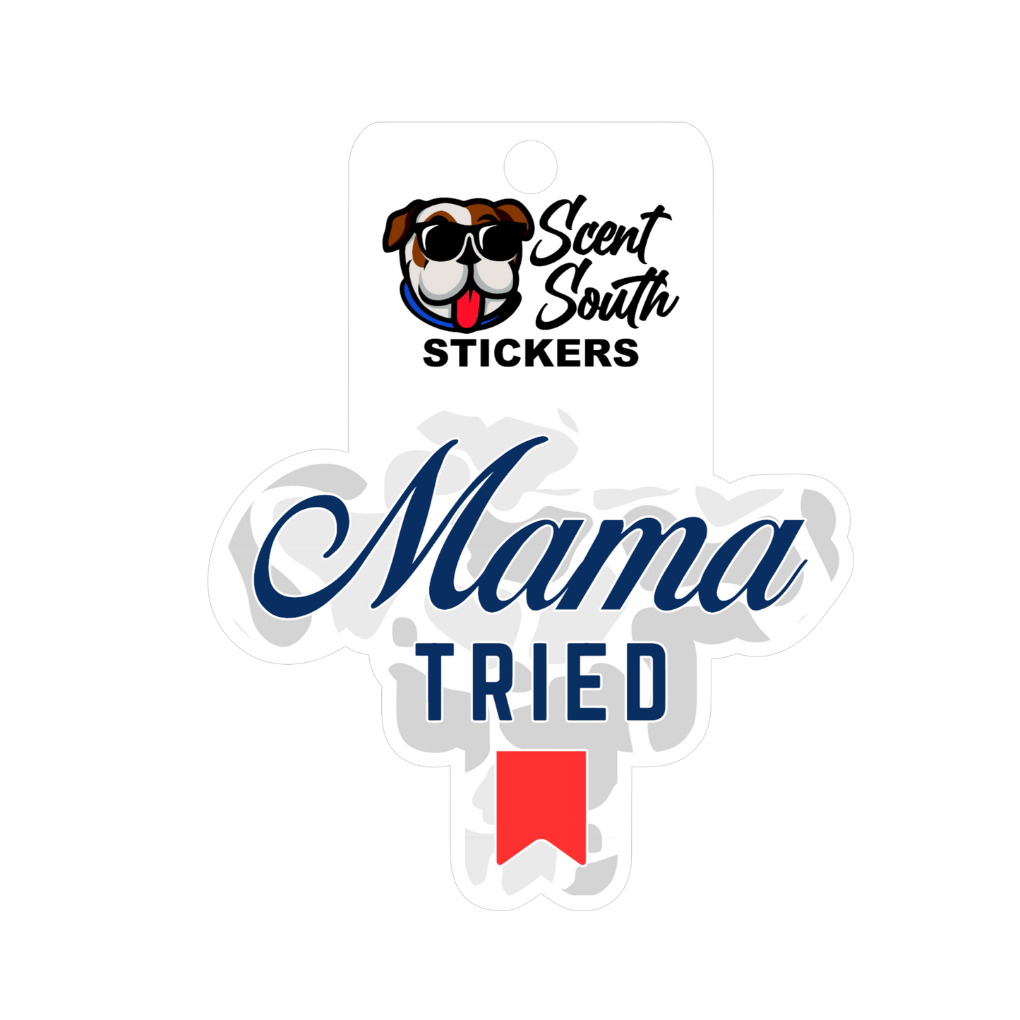 Mama tried ice camo - Sticker