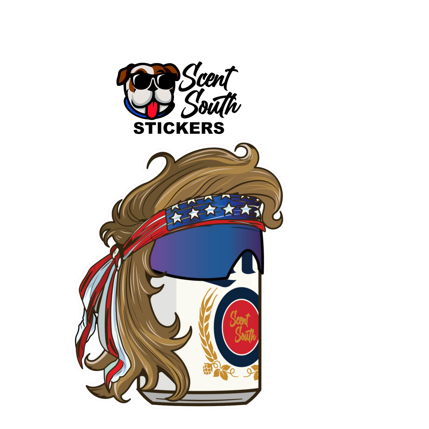 Mullet Lite - sticker