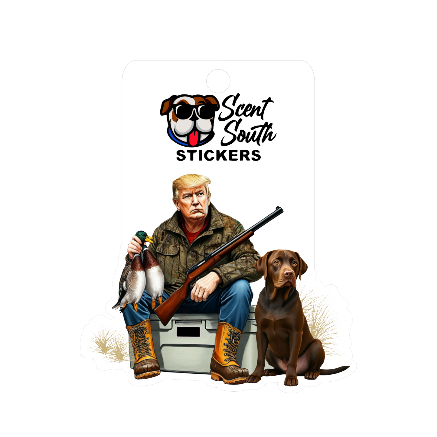Trump hunt - sticker
