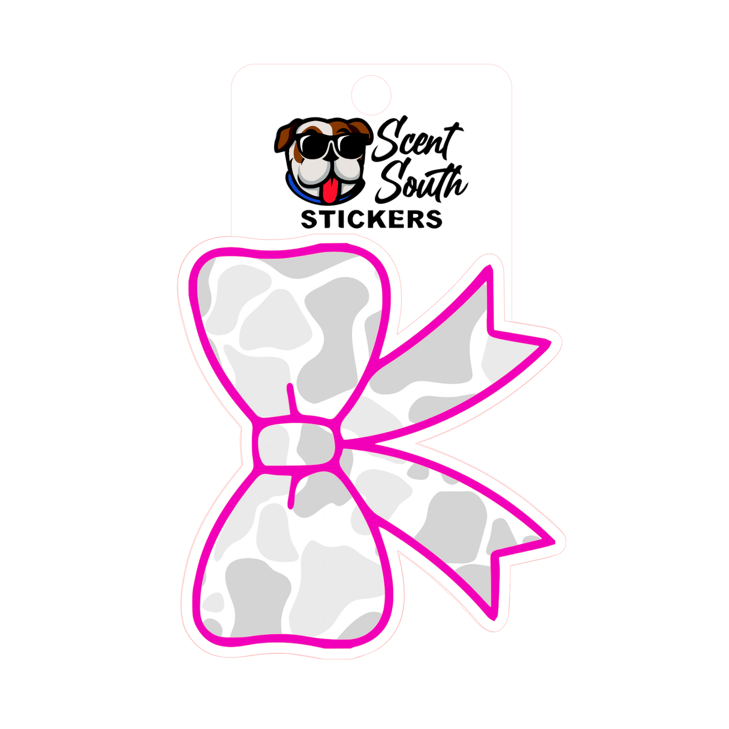 Pink bow - Sticker