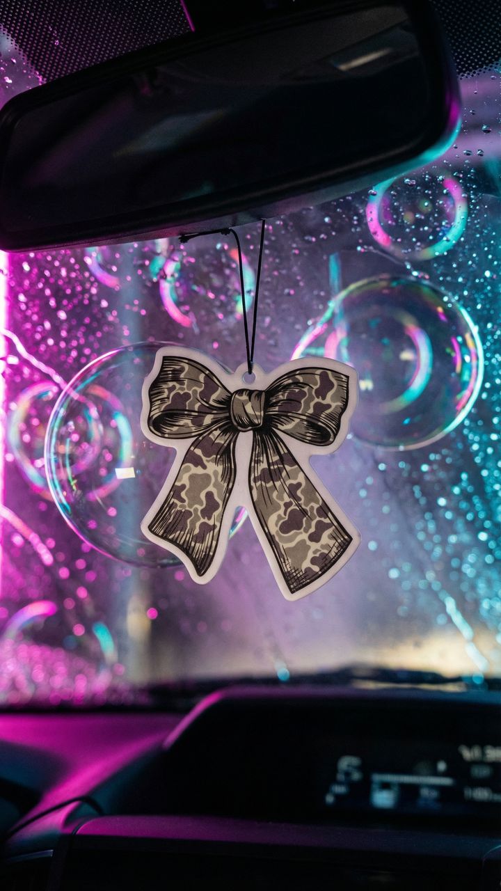 Duck camo bow - air freshener