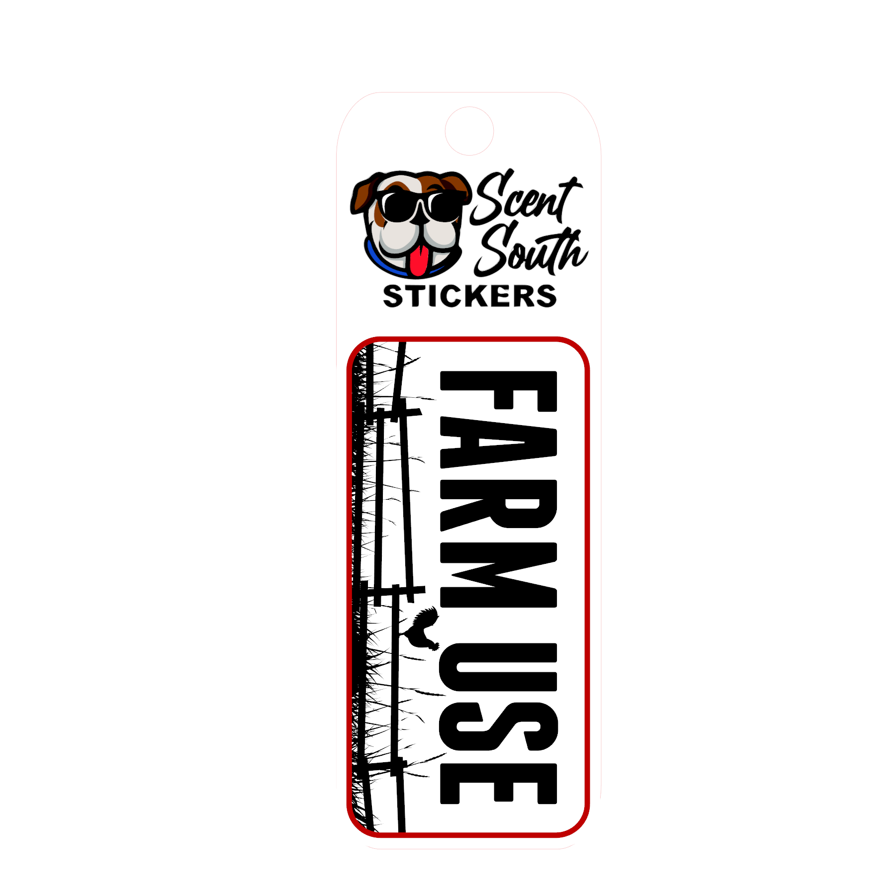 Farm use - sticker