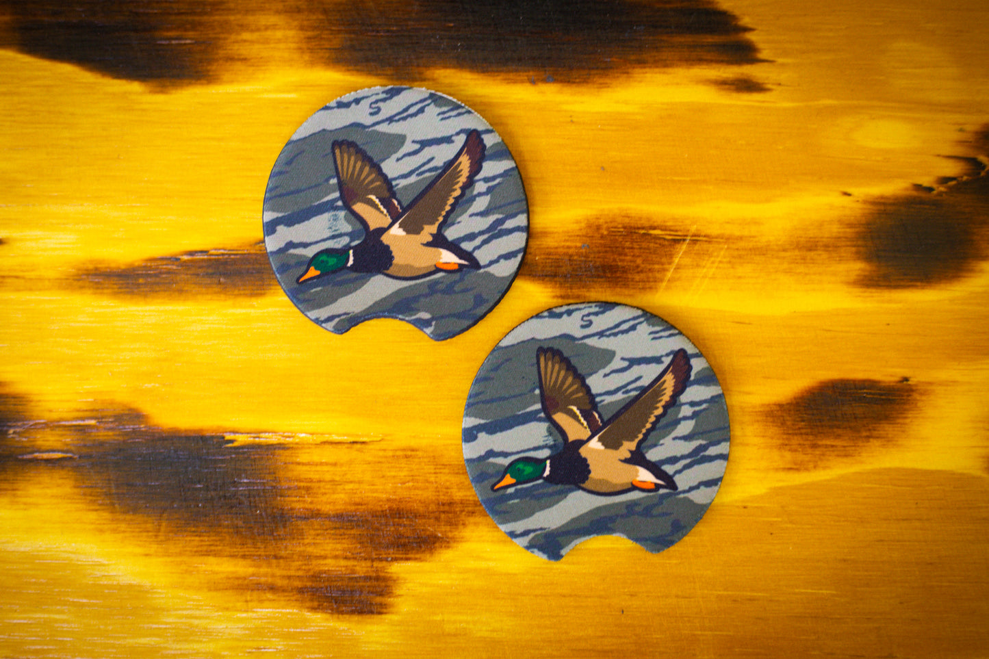 Mallard - car coasters lowland.