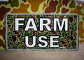 Farm use - car tag