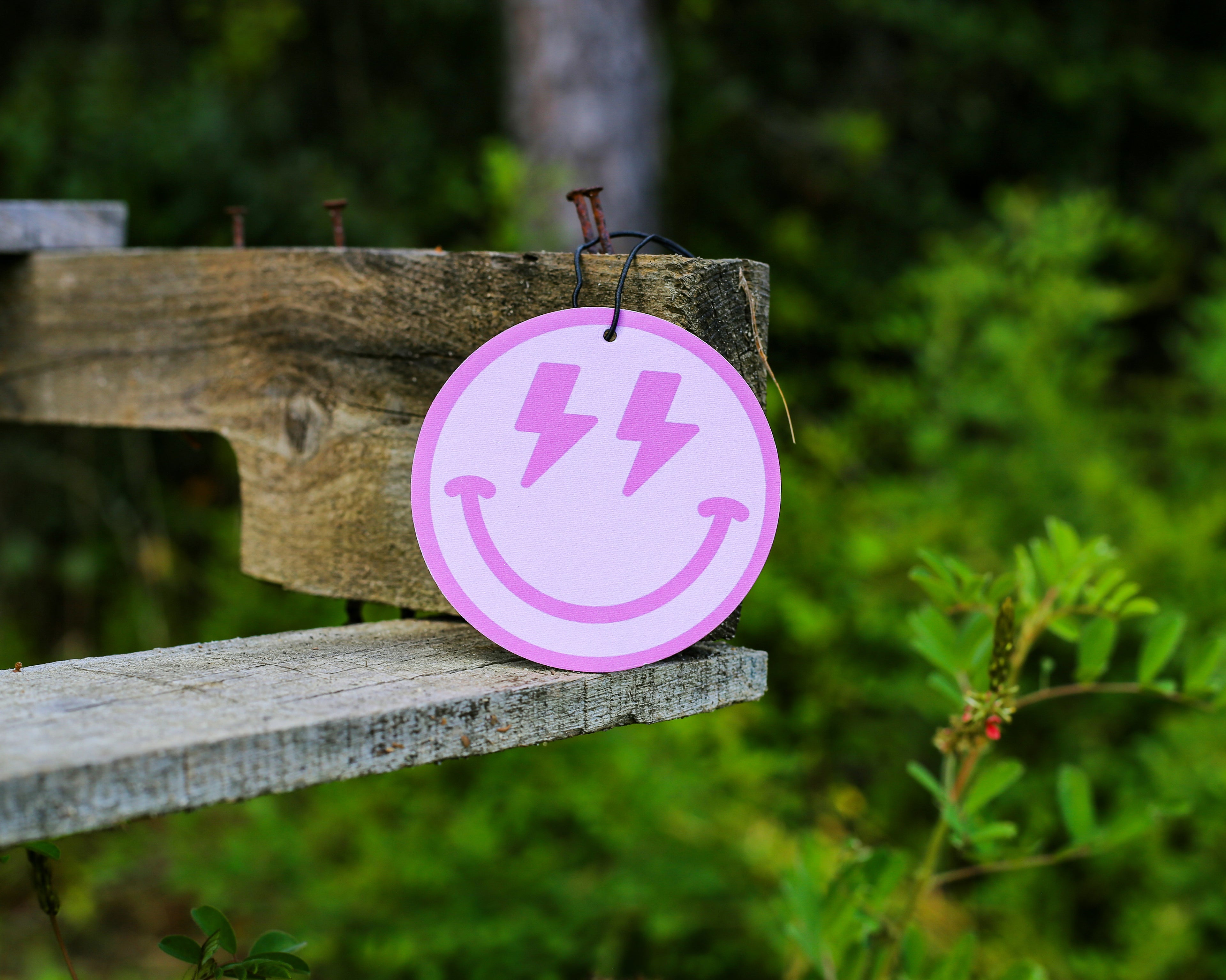 Smiley Air Freshener - Cotton Candy Scent